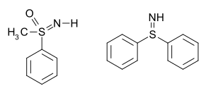 Sulfilimines: methyl-phenylsulfoximine and S,S-diphenylsulfilimine