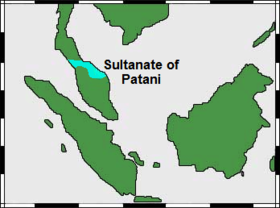 Localização de Reino de Patani