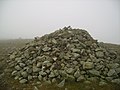 Nethermost Pike summit cairn.