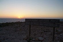 The final sunset in Australia, at Steep Point.