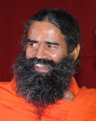 <span class="mw-page-title-main">Ramdev</span> Indian yoga teacher and businessman (born 1965)