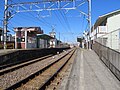 小池駅プラットホーム