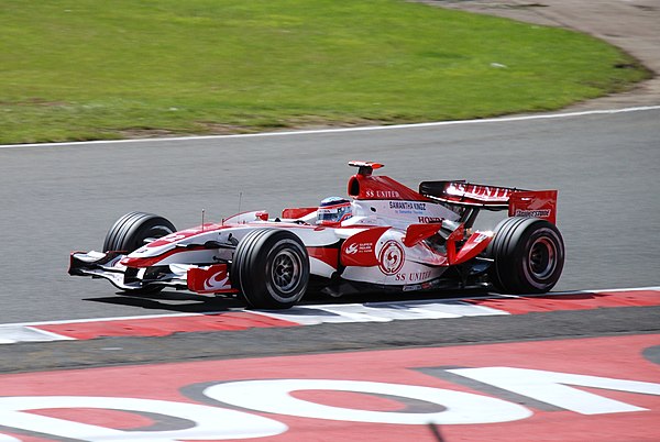 Sato at the 2007 British Grand Prix