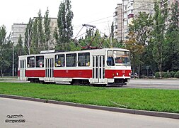 Tatra T6B5 в Липецке