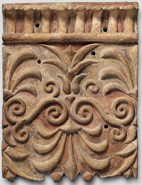 File:Terracotta architectural plaque with lotus and palmette designs MET DP258363 (cropped).jpg