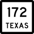 Markierung des State Highway 172