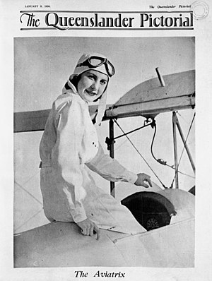 The Aviatrix, Cover of The Queenslander Pictorial, 1936 (5098777518).jpg