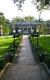 Anderson University The Front Steps on the Lawn of Anderson University, South Carolina.jpg