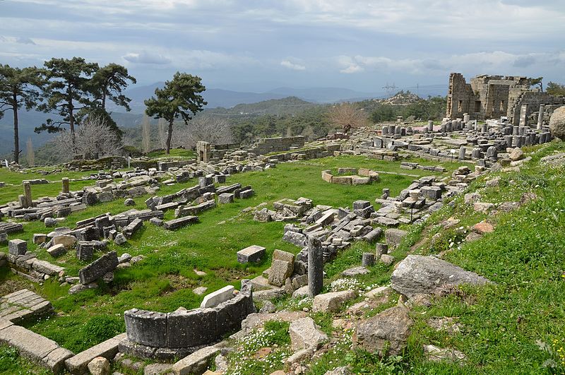 File:The Temple Terrace, view from north-east, Sanctuary of Zeus Labraundos, Labraunda, Caria, Turkey (20488414912).jpg