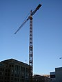 The third tower crane erect back in early September.