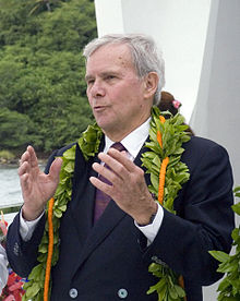Brokaw in 2006 speaking about the attack on Pearl Harbor TomBrokaw.jpg