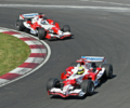 Ralf Schumacher and Jarno Trulli (Toyota TF106)