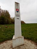 Obelisk "Tysa", trojnásobná křižovatka hranic Maďarska, Slovenska a Ukrajiny