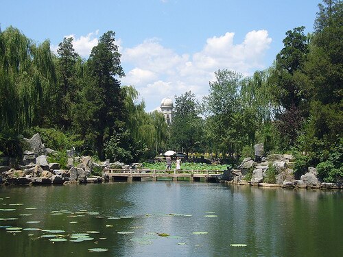 A glimpse of Xichun Garden, a Qing dynasty garden on Tsinghua University campus