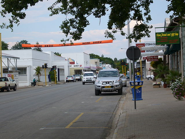 Main road in Tsumeb