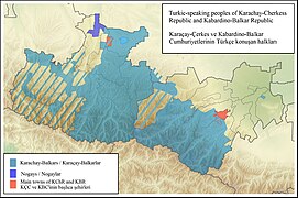 Turkic-speaking peoples of Karachay-Cherkess Republic and Kabardino-Balkar Republic.jpg