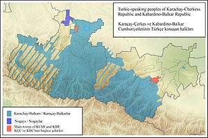 Turkic-speaking peoples of Karachay-Cherkess Republic and Kabardino-Balkar Republic.jpg