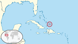 Turks- og Caicosøerne i dens region.svg