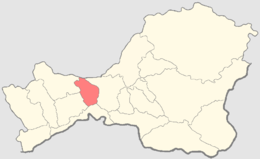 Tšaa-Holi kožuun Tõva kaardil
