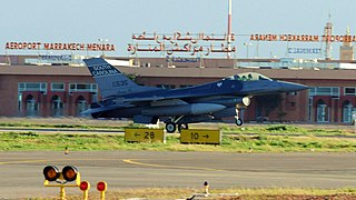 AeroExpo Marrakech, F16 US Air Force.