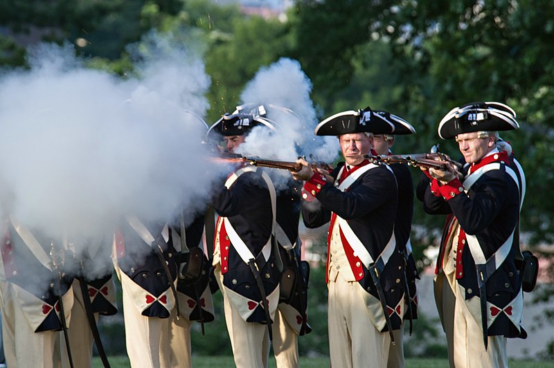 File:U.S. Soldiers with the 3rd U.S. Infantry Regiment (The Old Guard) fire their muskets during the Twilight Tattoo at Joint Base Myer-Henderson Hall, Va., May 22, 2013 130522-A-AO884-359.jpg