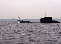 Das U-Boot U 22 (Klasse 206A) in See