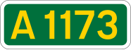 A1173 Schild