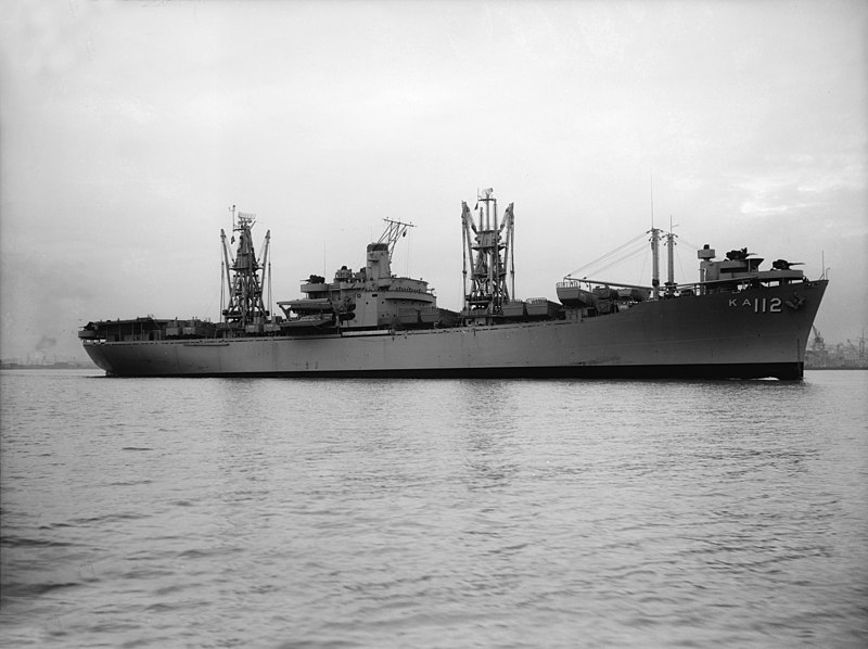 File:USS Tulare (AKA-112) underway off San Francisco, California (USA), on 8 December 1955 (6931994).jpg