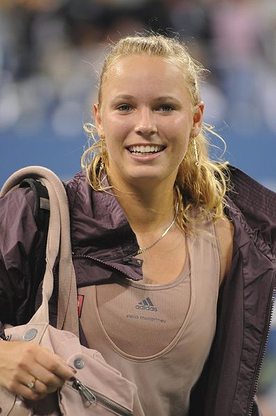 Caroline Wozniacki broke the top 10 during the season, and reached the US Open final.