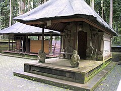 Fra "Monkey forest" ved byen Ubud på Bali.