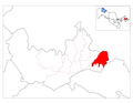 English: Location map of Uchqo’rg’on District in Namangan Province Русский: Карта расположения Учкурганского района в Наманганской области Українська: Карта розташування Учкурганського району в Наманганській області