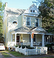 House on Union Street in Brunswick, Georgia, US. Part of the Brunswick Old Town Historic District on the National Register of Historic Places This is an image of a place or building that is listed on the National Register of Historic Places in the United States of America. Its reference number is 79000727.