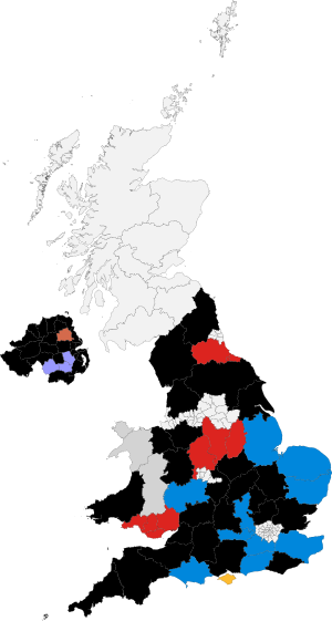 United Kingdom local elections, 1985.svg