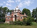 Mausoleum with fence