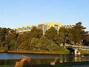 The Universidad San Sebastián, Concepción headquarters, located at the Laguna Las Tres Pascualas