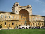 «Двор Пинии» (Cortile della Pigna). 1562. Апостольский дворец, Ватикан