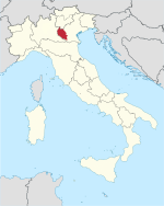 Location within Italy