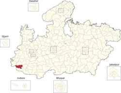 Vidhan Sabha constituencies of Madhya Pradesh (190-Badwani).png