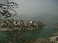 Lakshman Jhula on the Ganges in Rishikesh