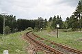 English: View of railway line 240 near Studenec and Pozďatín in Třebíč District. Čeština: Pohled na koleje linky 240 nedaleko Studence a Pozďatína.