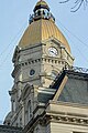 Vigo County Courthouse in Terre Haute, Indiana, US. On the National Register of Historic Places, This is an image of a place or building that is listed on the National Register of Historic Places in the United States of America. Its reference number is 83000160.