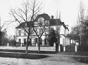 Villa Swartz, före tillbyggnad 1956