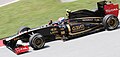Renault R31 livery resembled old Lotus liveries one year before the team was renamed.