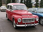 Volvo P210 i Lahtis, Finland. I grillen syns även B18-märket.