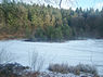 Der vereiste Hautsee mit seiner „schwimmenden Insel“