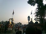 Gateway of Mughal Sarai Akbar or Jahangir on the old Delhi and Lahore Road Wagha Border.jpg