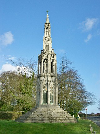 <span class="mw-page-title-main">Eleanor Cross, Sledmere</span> Monument in Yorkshire, England