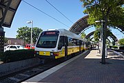 DART Light Rail Red Line train