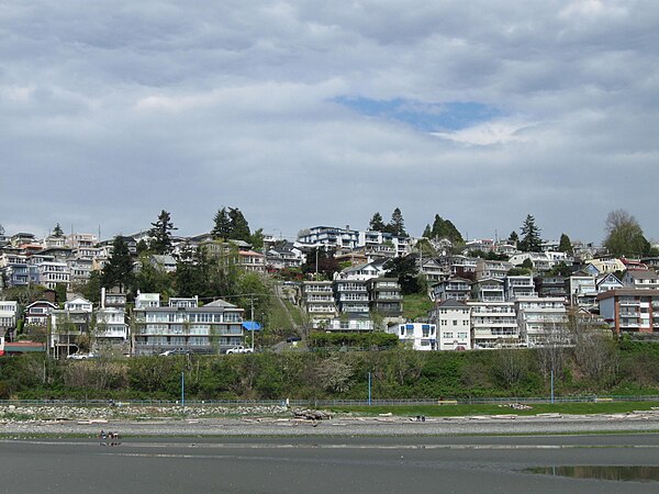 The city from White Rock Pier