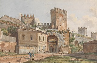 Views in the Levant: Gateway in a City Wall With Towers